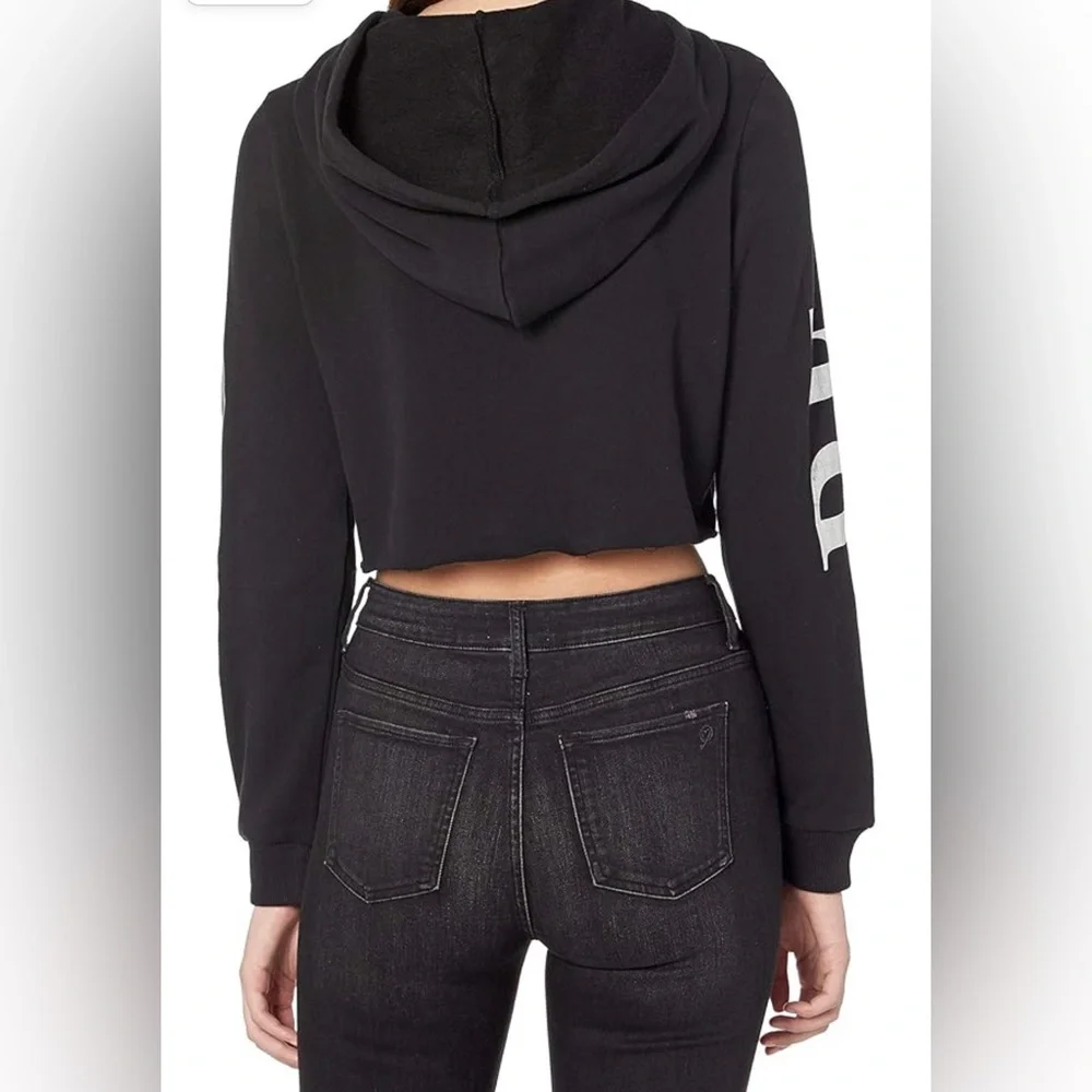 NEW True Religion Women's Long Sleeve Pullover Crop Hoodie Sweatshirt - Large - Picture 3 of 3